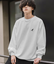 新色追加 KANGOL カンゴール 別注コラボ オーバーサイズ裏起毛ワンポイントロゴ刺繍スウェット 13836 【セットアップ可能】