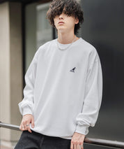 新色追加 KANGOL カンゴール 別注コラボ オーバーサイズ裏起毛ワンポイントロゴ刺繍スウェット 13836 【セットアップ可能】