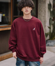 新色追加 KANGOL カンゴール 別注コラボ オーバーサイズ裏起毛ワンポイントロゴ刺繍スウェット 13836 【セットアップ可能】