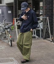 新色追加 KANGOL カンゴール 別注コラボオーバーサイズ裏起毛ロゴ刺繍ハーフジップハイネックスウェットトレーナー 13840 【セットアップ可能】
