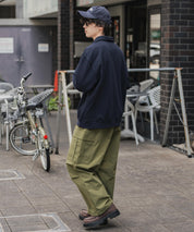 新色追加 KANGOL カンゴール 別注コラボオーバーサイズ裏起毛ロゴ刺繍ハーフジップハイネックスウェットトレーナー 13840 【セットアップ可能】