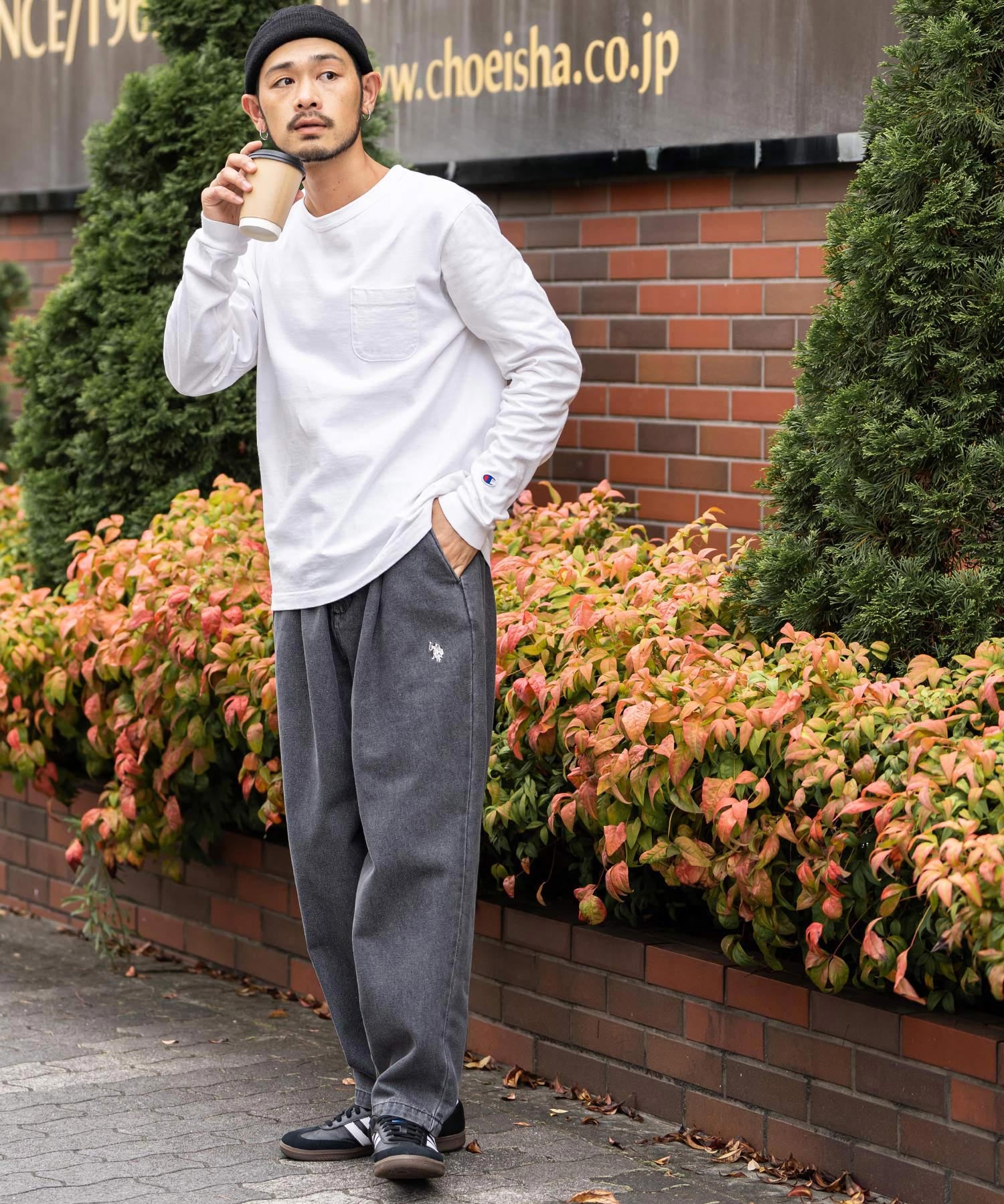 新色追加 U.S. POLO ASSN. ユーエスポロアッスン デニム・TCツイルバルーンパンツ 13881