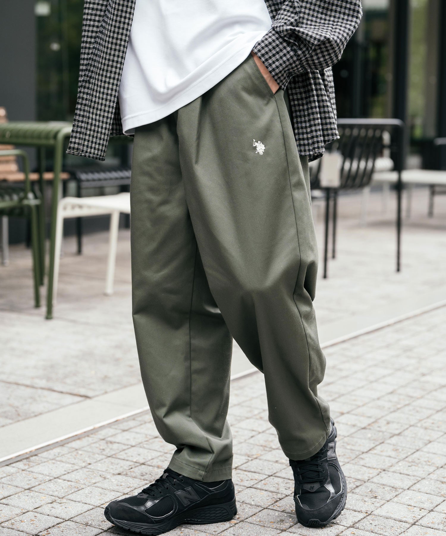 新色追加 U.S. POLO ASSN. ユーエスポロアッスン デニム・TCツイルバルーンパンツ 13881
