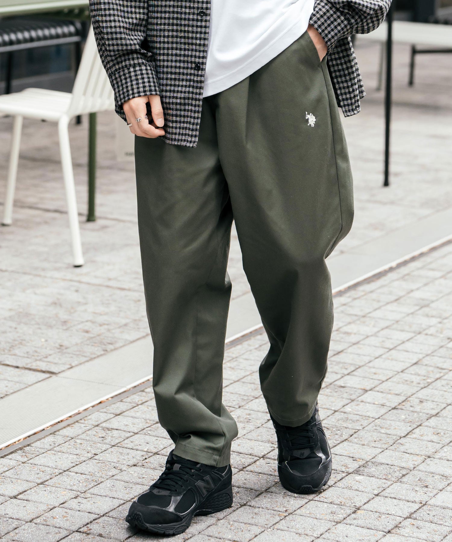 新色追加 U.S. POLO ASSN. ユーエスポロアッスン デニム・TCツイルバルーンパンツ 13881