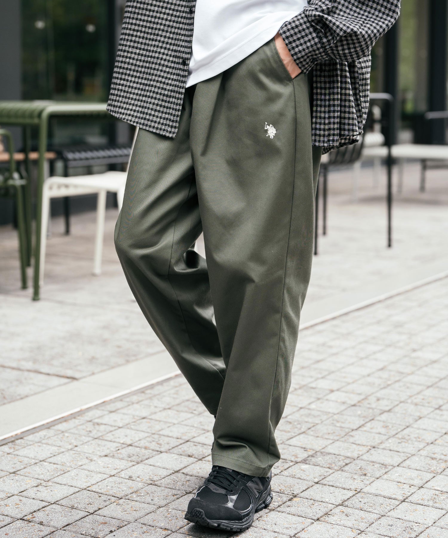 新色追加 U.S. POLO ASSN. ユーエスポロアッスン デニム・TCツイルバルーンパンツ 13881