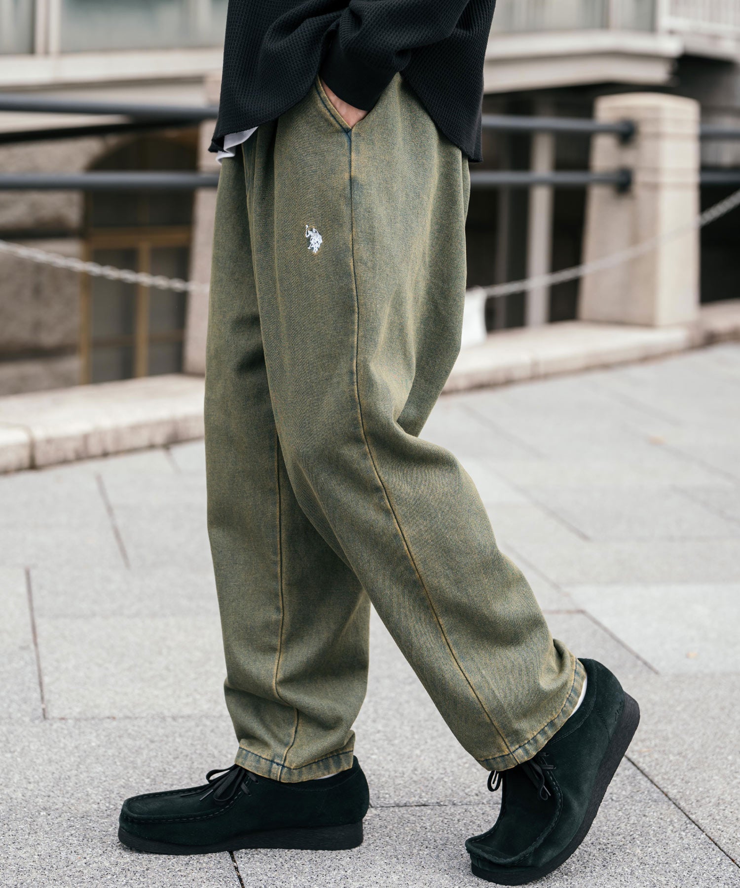新色追加 U.S. POLO ASSN. ユーエスポロアッスン デニム・TCツイルバルーンパンツ 13881