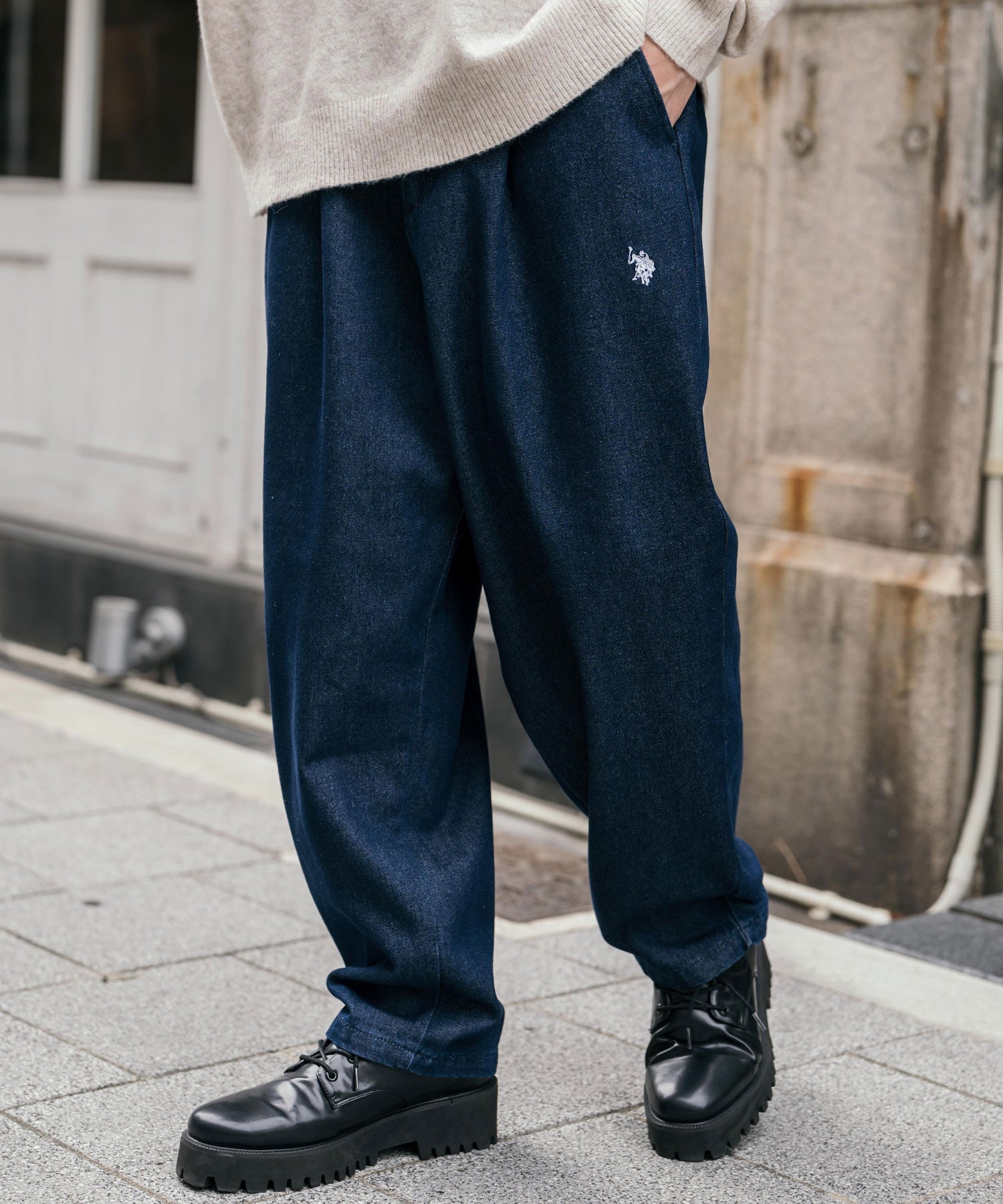 新色追加 U.S. POLO ASSN. ユーエスポロアッスン デニム・TCツイルバルーンパンツ 13881