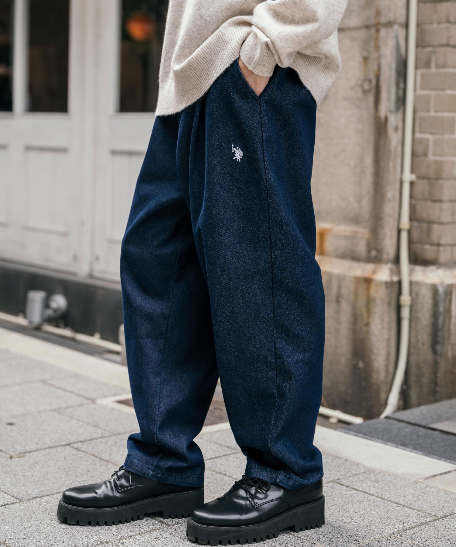 新色追加 U.S. POLO ASSN. ユーエスポロアッスン デニム・TCツイルバルーンパンツ 13881