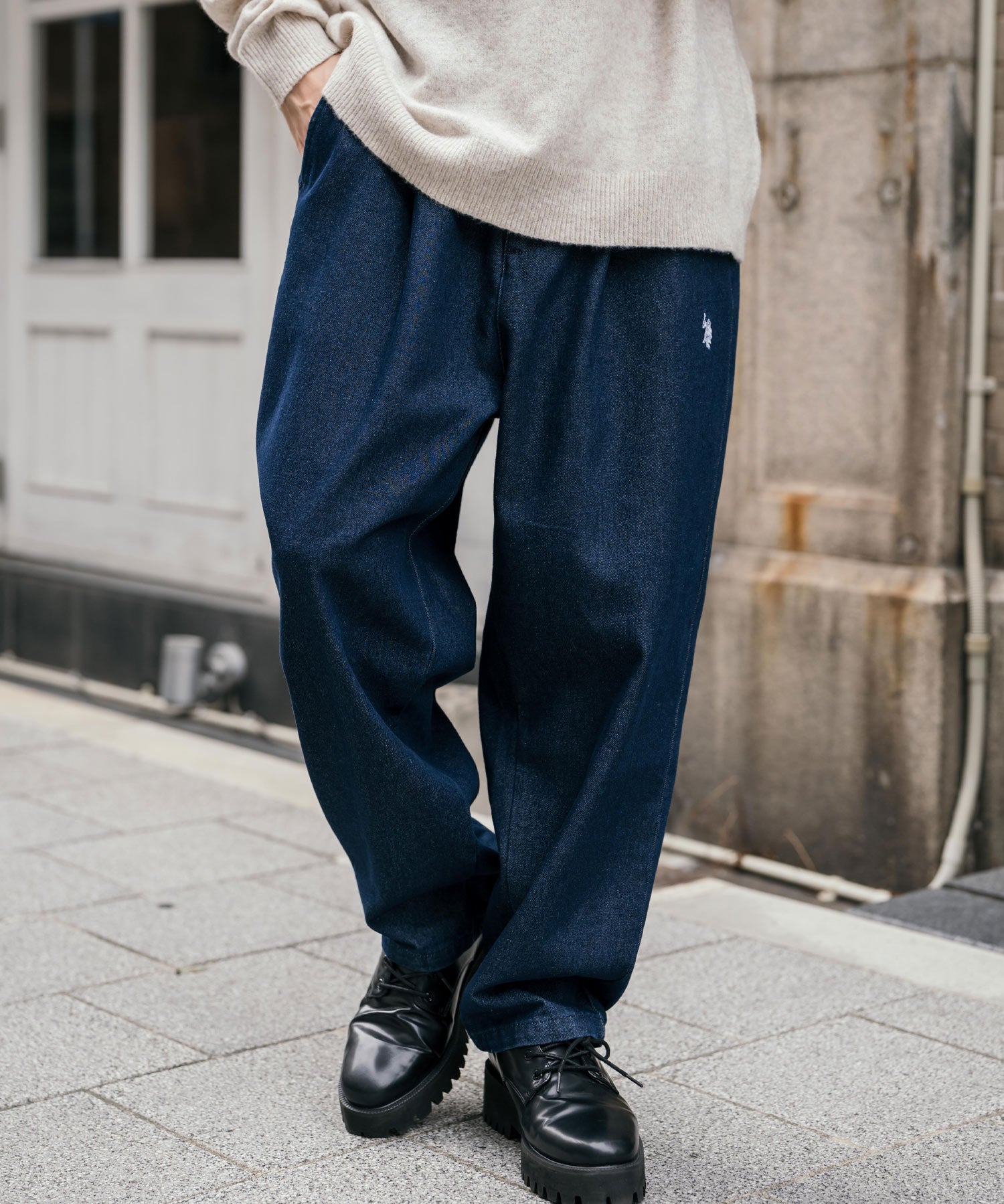 新色追加 U.S. POLO ASSN. ユーエスポロアッスン デニム・TCツイルバルーンパンツ 13881