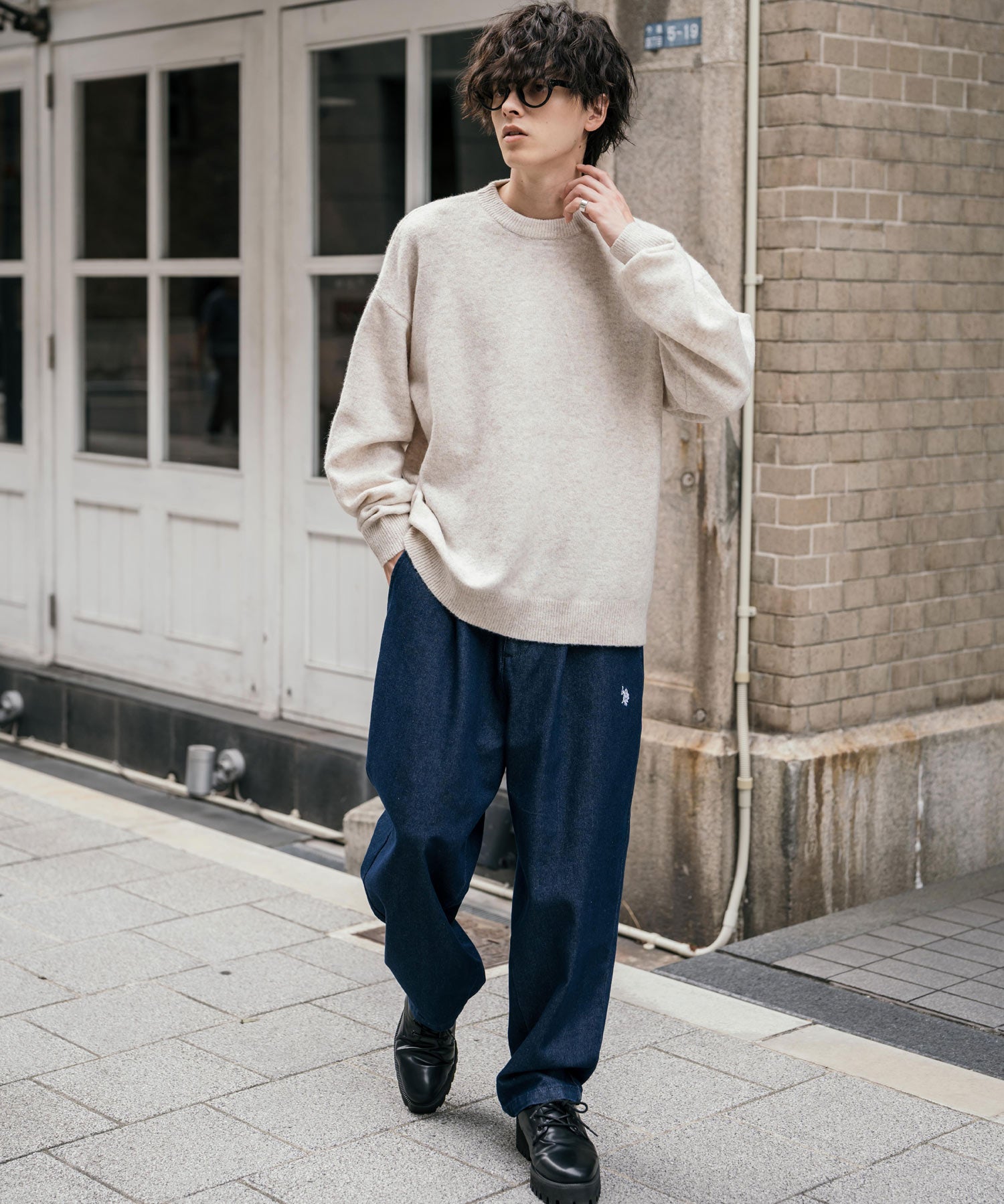 新色追加 U.S. POLO ASSN. ユーエスポロアッスン デニム・TCツイルバルーンパンツ 13881
