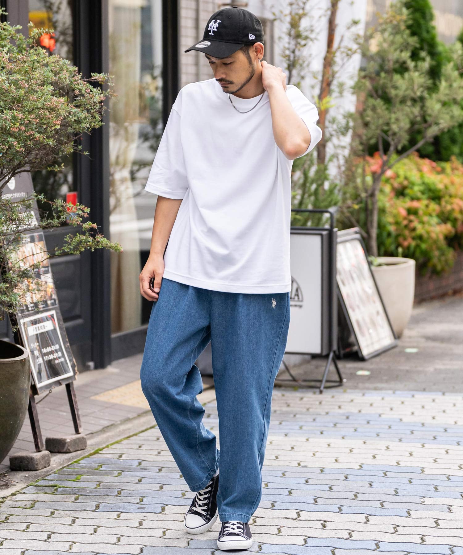 新色追加 U.S. POLO ASSN. ユーエスポロアッスン デニム・TCツイルバルーンパンツ 13881