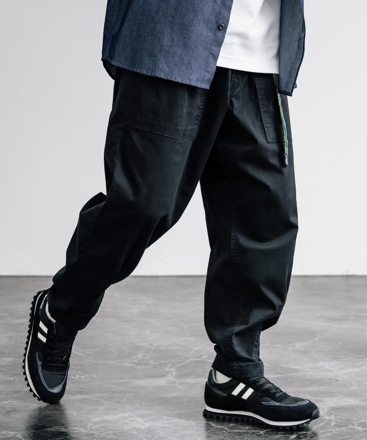 うめ吉 約58cm GERRY ジェリー ストレッチチノ・デニムルーズテーパードクライミング