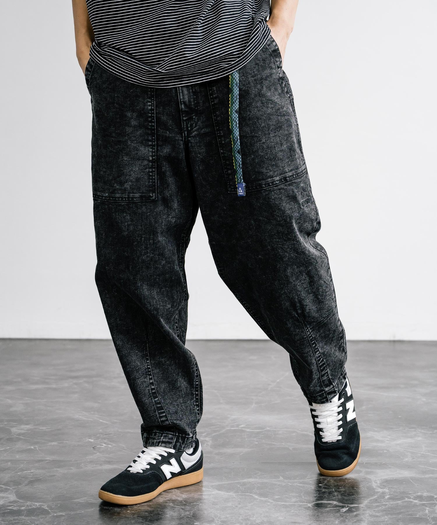 GERRY ジェリー ストレッチチノ・デニムルーズテーパードクライミング