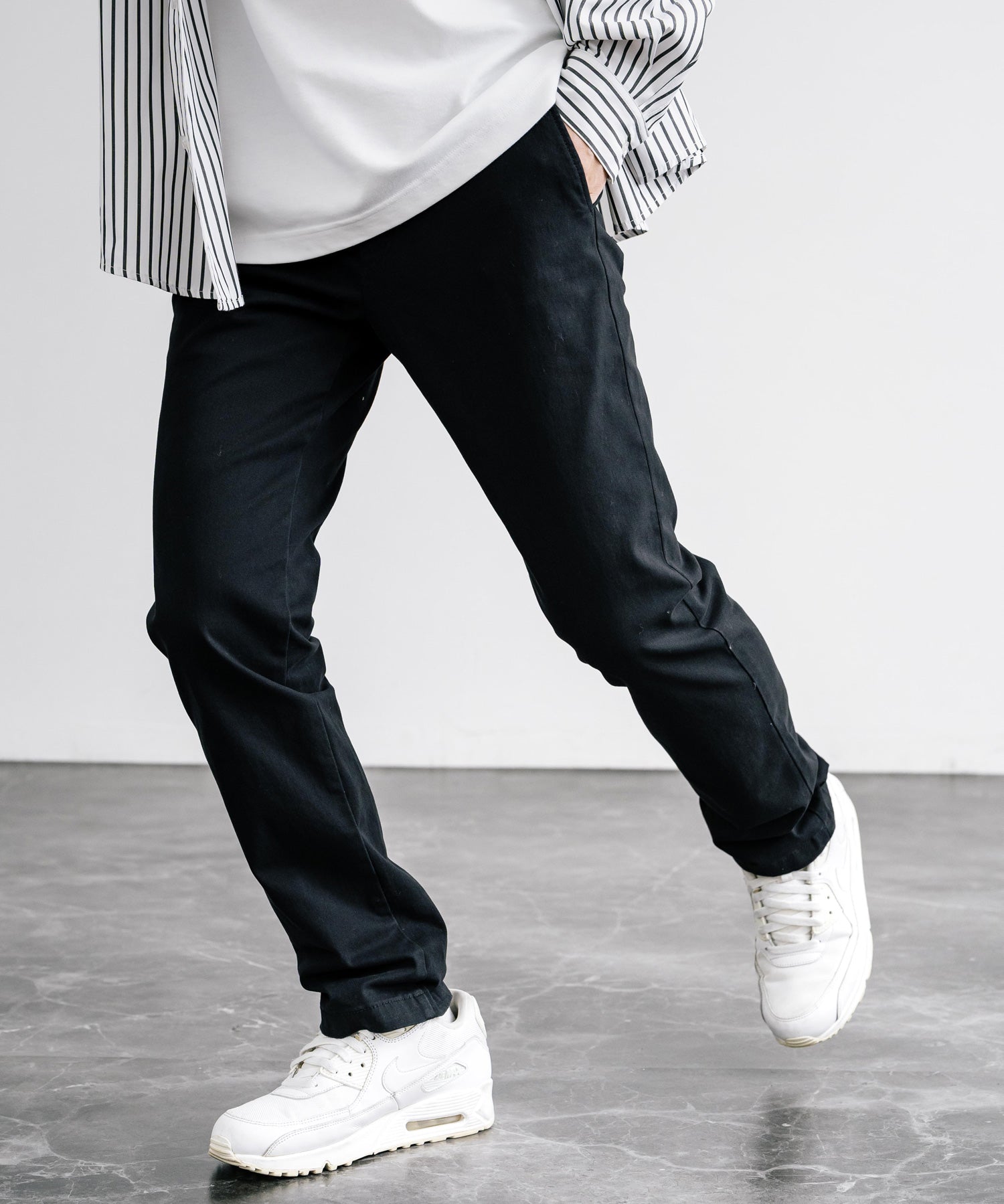 Hanes ヘインズ ノータック ストレッチチノパンツ