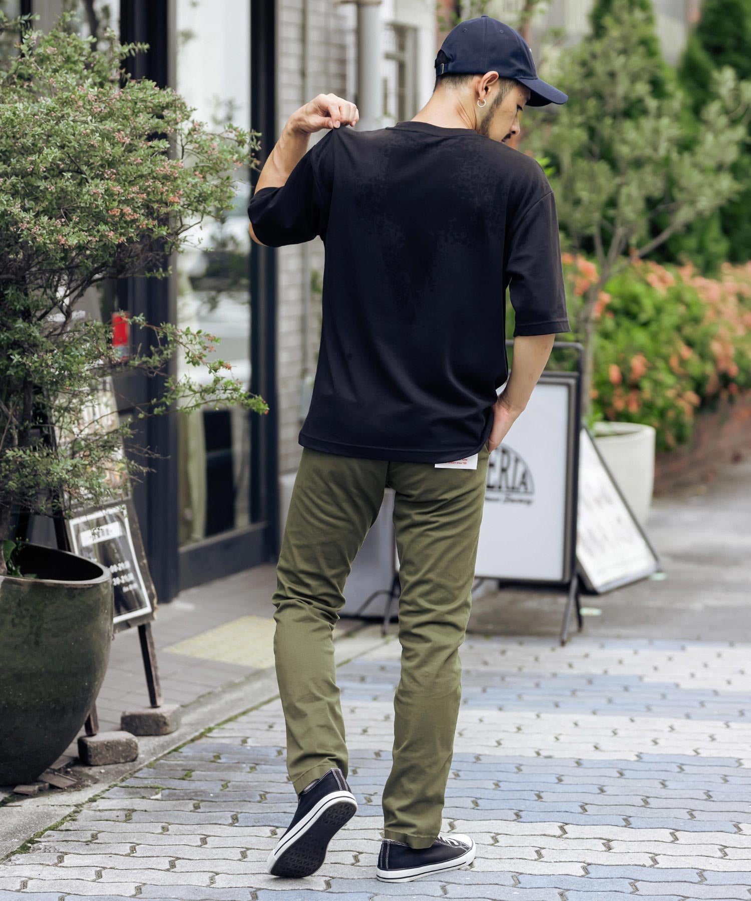 Hanes ヘインズ ノータック ストレッチチノパンツ