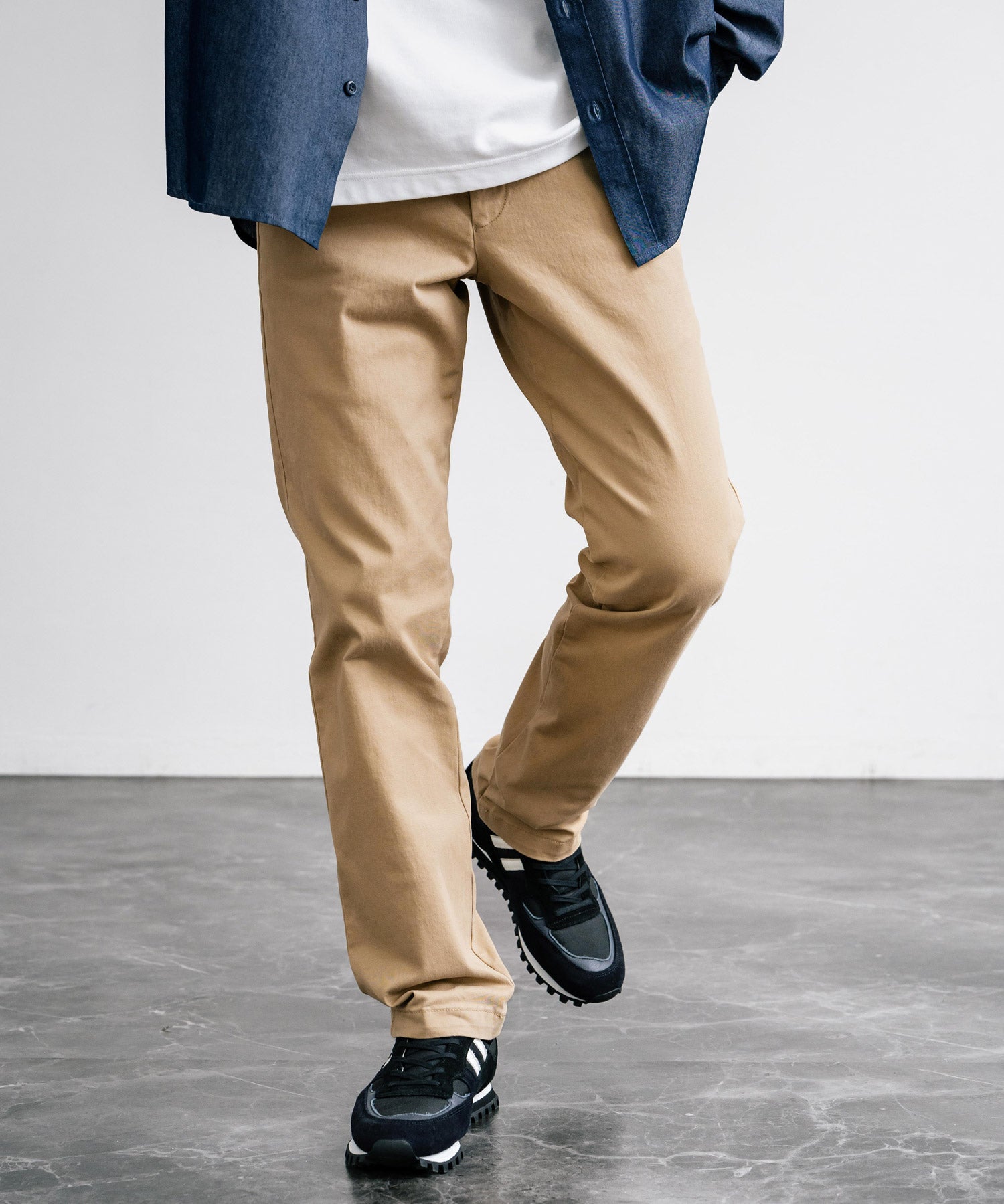 Hanes ヘインズ ノータック ストレッチチノパンツ