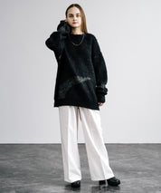 【新色追加】オーバーサイズ モヘアライクグラデーションニット 13940