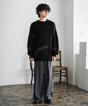 【新色追加】オーバーサイズ モヘアライクグラデーションニット 13940