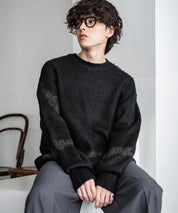 【新色追加】オーバーサイズ モヘアライクグラデーションニット 13940