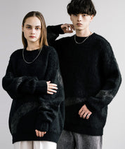 【新色追加】オーバーサイズ モヘアライクグラデーションニット 13940