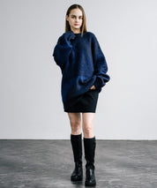 【新色追加】オーバーサイズ モヘアライクグラデーションニット 13940