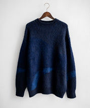 【新色追加】オーバーサイズ モヘアライクグラデーションニット 13940