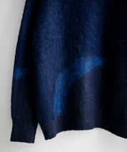 【新色追加】オーバーサイズ モヘアライクグラデーションニット 13940