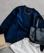 【新色追加】オーバーサイズ モヘアライクグラデーションニット 13940
