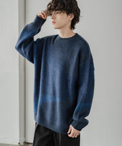 【新色追加】オーバーサイズ モヘアライクグラデーションニット 13940