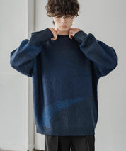 【新色追加】オーバーサイズ モヘアライクグラデーションニット 13940