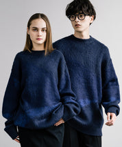 【新色追加】オーバーサイズ モヘアライクグラデーションニット 13940