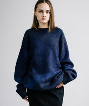 【新色追加】オーバーサイズ モヘアライクグラデーションニット 13940