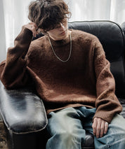 【新色追加】オーバーサイズ モヘアライクグラデーションニット 13940