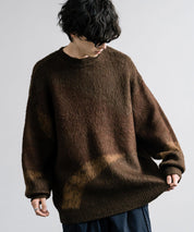 【新色追加】オーバーサイズ モヘアライクグラデーションニット 13940