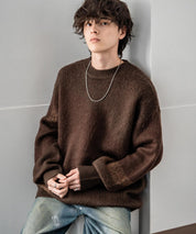 【新色追加】オーバーサイズ モヘアライクグラデーションニット 13940