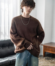 【新色追加】オーバーサイズ モヘアライクグラデーションニット 13940