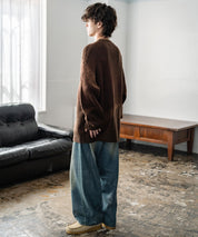 【新色追加】オーバーサイズ モヘアライクグラデーションニット 13940