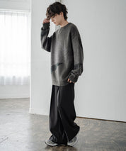 【新色追加】オーバーサイズ モヘアライクグラデーションニット 13940