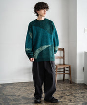 【新色追加】オーバーサイズ モヘアライクグラデーションニット 13940