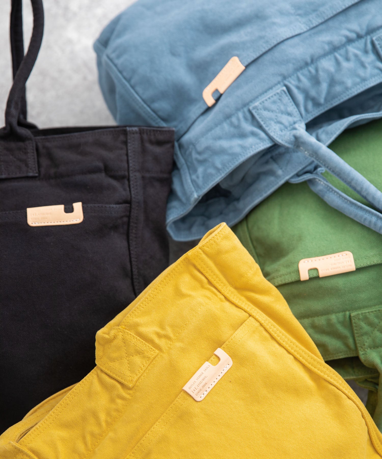 Butler Verner Sails バトラーバーナーセイルズ 日本製/国産 反応染め8号キャンバスサークルトート JA-2142-2 11023