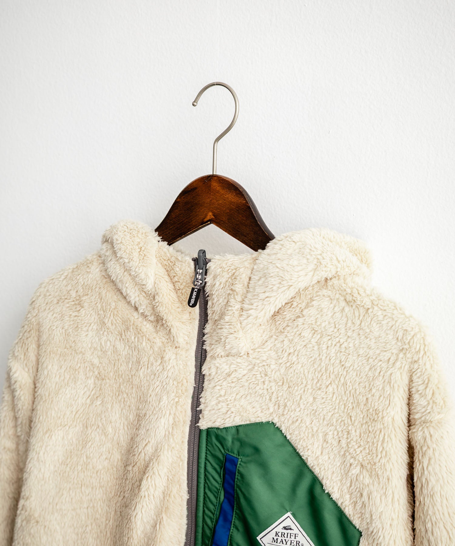 KRIFF MAYER クリフメイヤー2WAY リバーシブル ひっくりフード付きボアジャケット/ロゴ刺繍入りマウンテンパーカー 2514403 14795