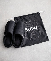 【SUBU/スブ】 サンダル F-line/ワンポイントロゴ刺繍モックシューズスリッポンスリッパ 15384