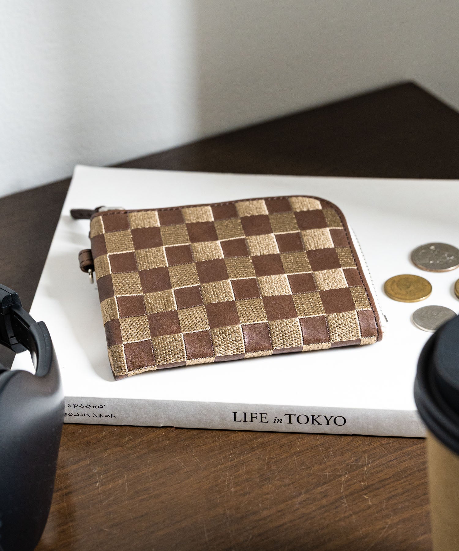 Butler Verner Sails バトラーバーナーセイルズ 日本製 国産 カウレザー刺繍L字ジップハーフウォレット JW-2989 15458