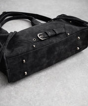 ヴィンテージ加工 PUレザー2WAYショルダーバッグ/ハンドバッグ 15509