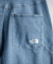 THE NORTH FACE WHITE LABEL BRIS DENIM SHORTS ロゴ刺繍ワイドデニムイージーショートパンツ 16164