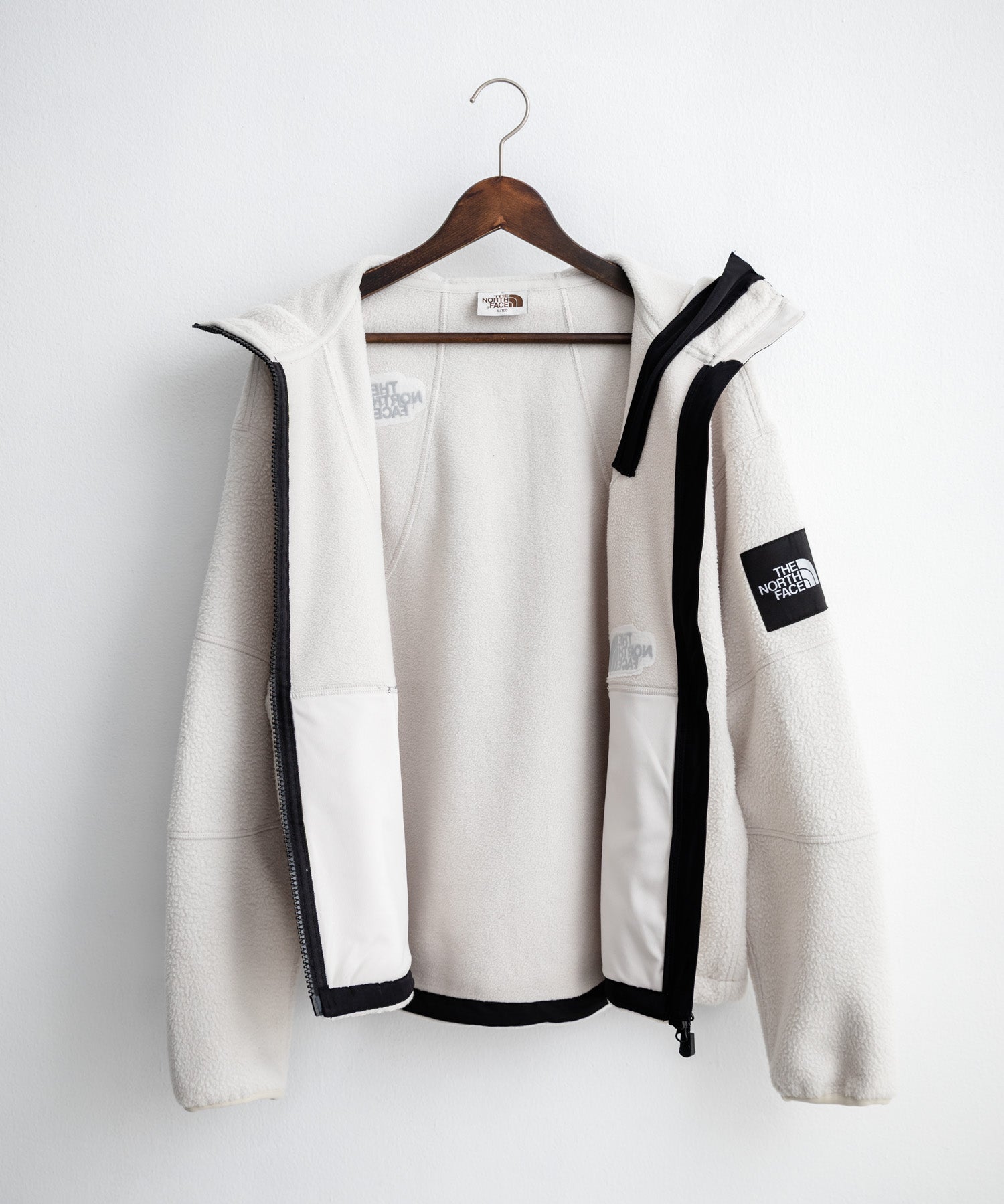 日本未展開モデル THE NORTH FACE ノースフェイス WHITE LABEL ホワイトレーベル TROMS FLEECE JACKET ショートボアフリースフーディージャケット 16565
