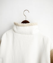 U.S. POLO ASSN. ユーエスポロアッスン BOA JACKET オーバーサイズワンポイントロゴ刺繍ボアジャケット 14865
