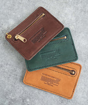 Butler Verner Sails バトラーバーナーセイルズ 日本製 ZIP付馬革パスケース JA-1182　11041