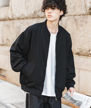 オーバーサイズ TRストレッチMA-1/ジップアップショートブルゾン 14119