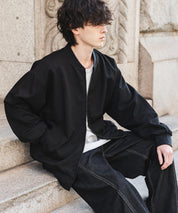 オーバーサイズ TRストレッチMA-1/ジップアップショートブルゾン 14119